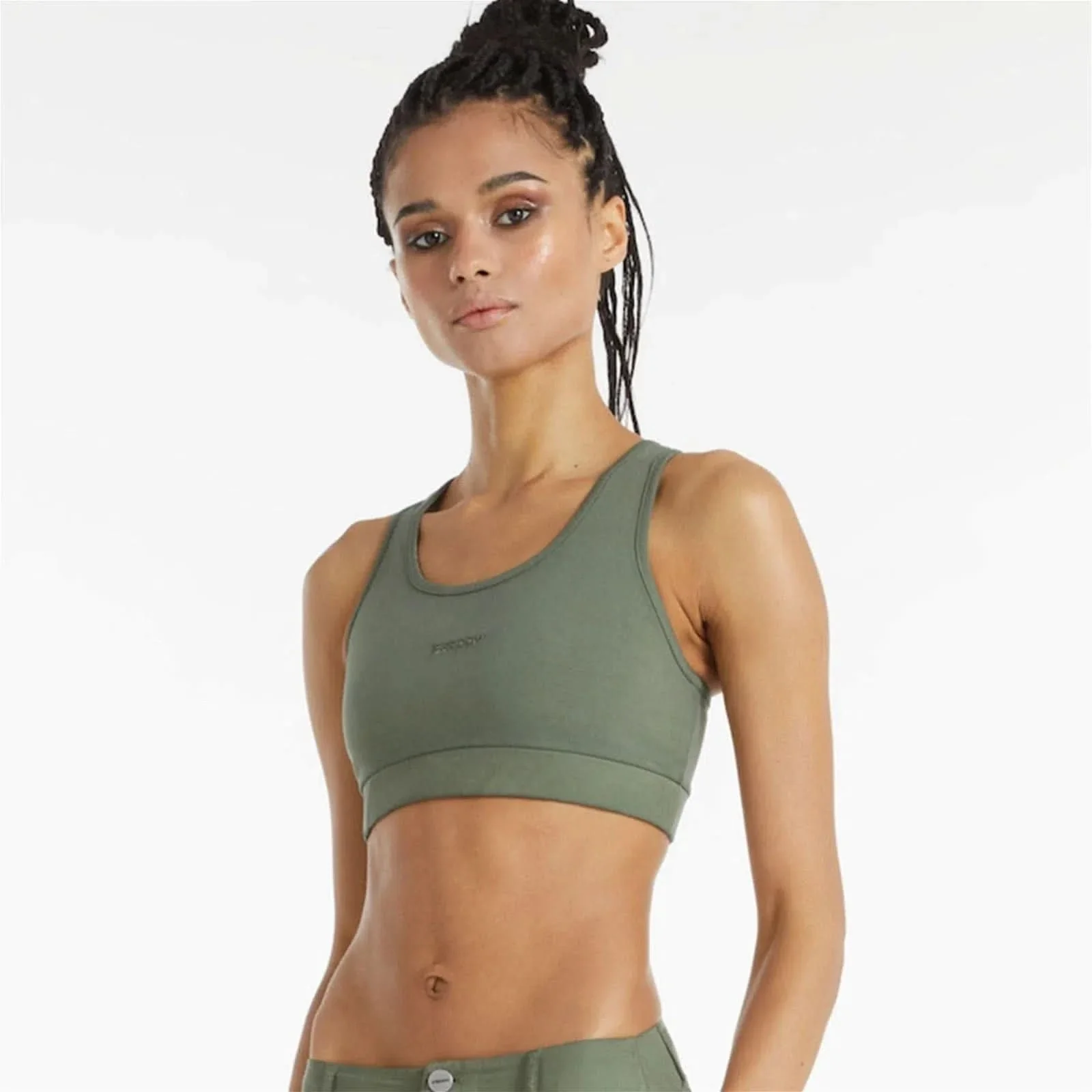Crop Top - Military Green