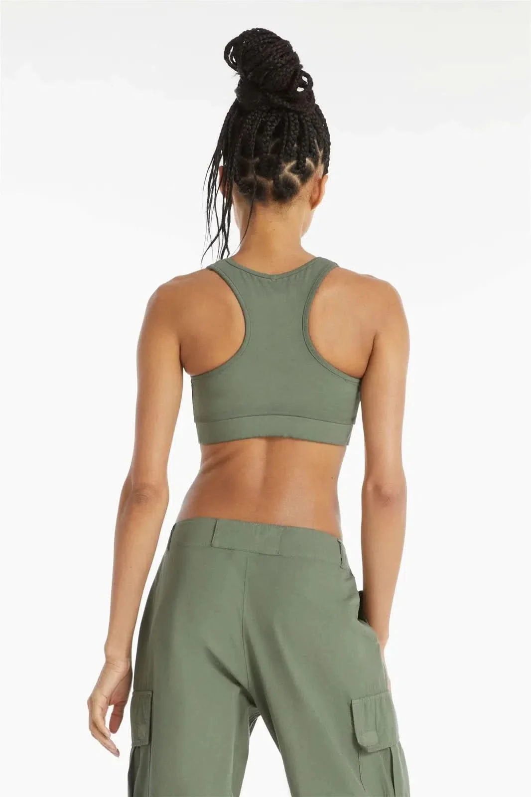 Crop Top - Military Green - Image 2