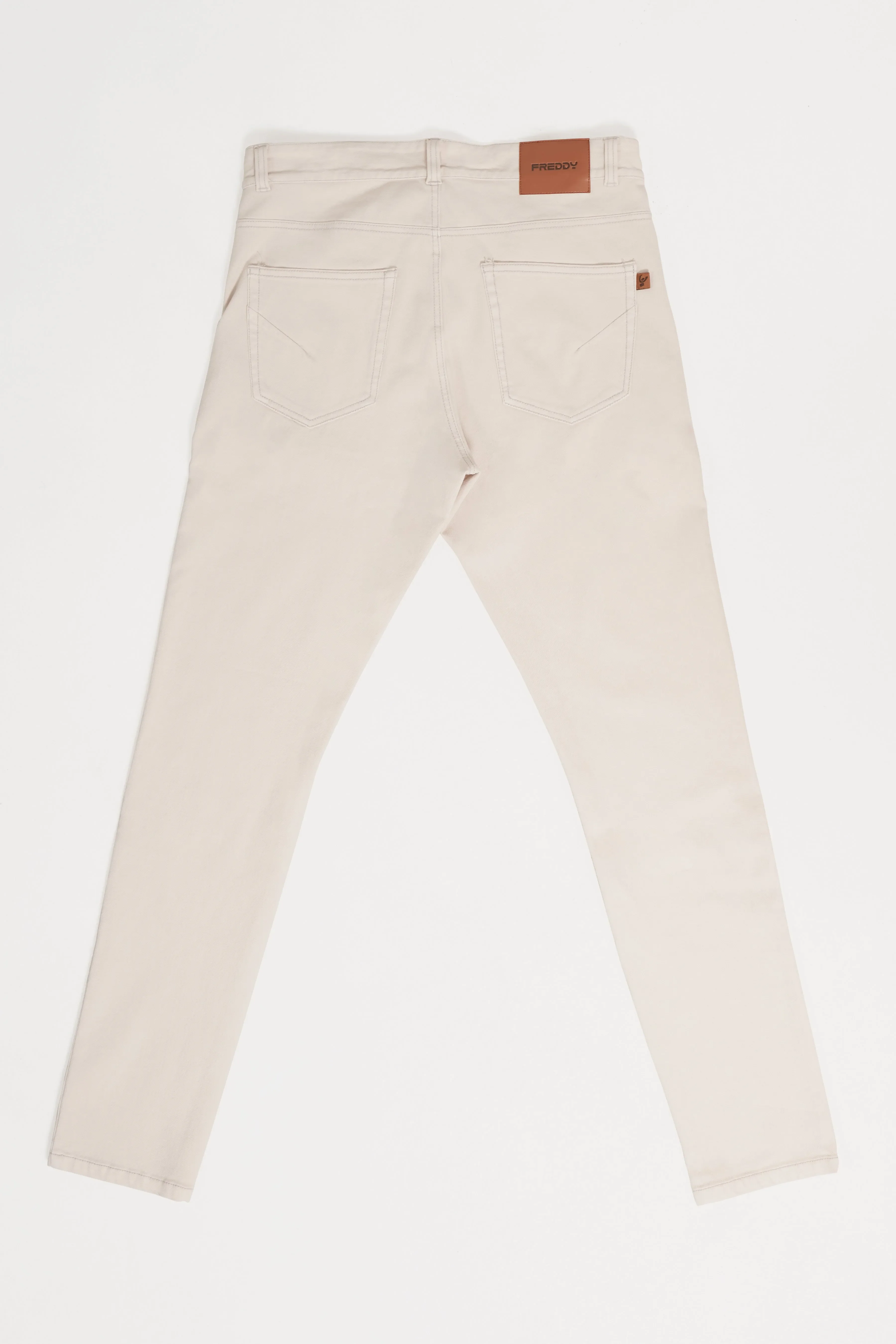 Freddy Men’s Jeans - Sandstone with Beige Stitching - Image 10