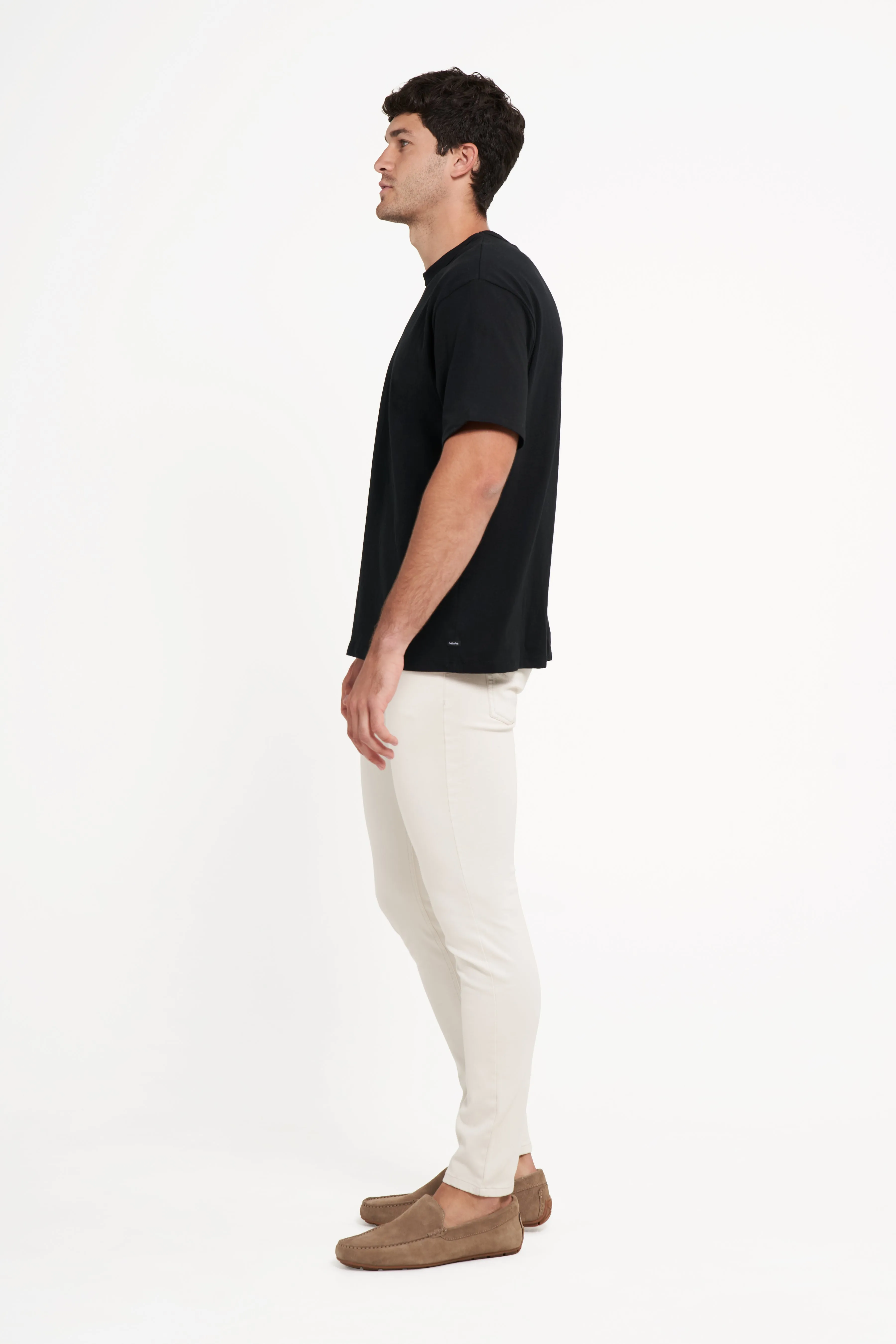 Freddy Men’s Jeans - Sandstone with Beige Stitching - Image 3