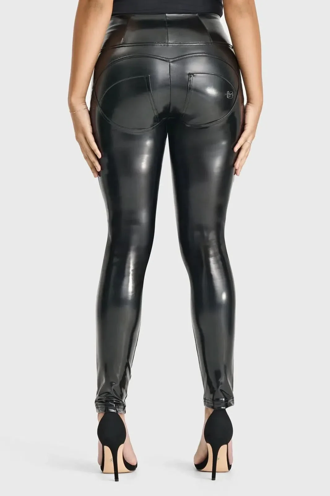 WRUP Latex - High Waisted - Full Length - Black - Image 7