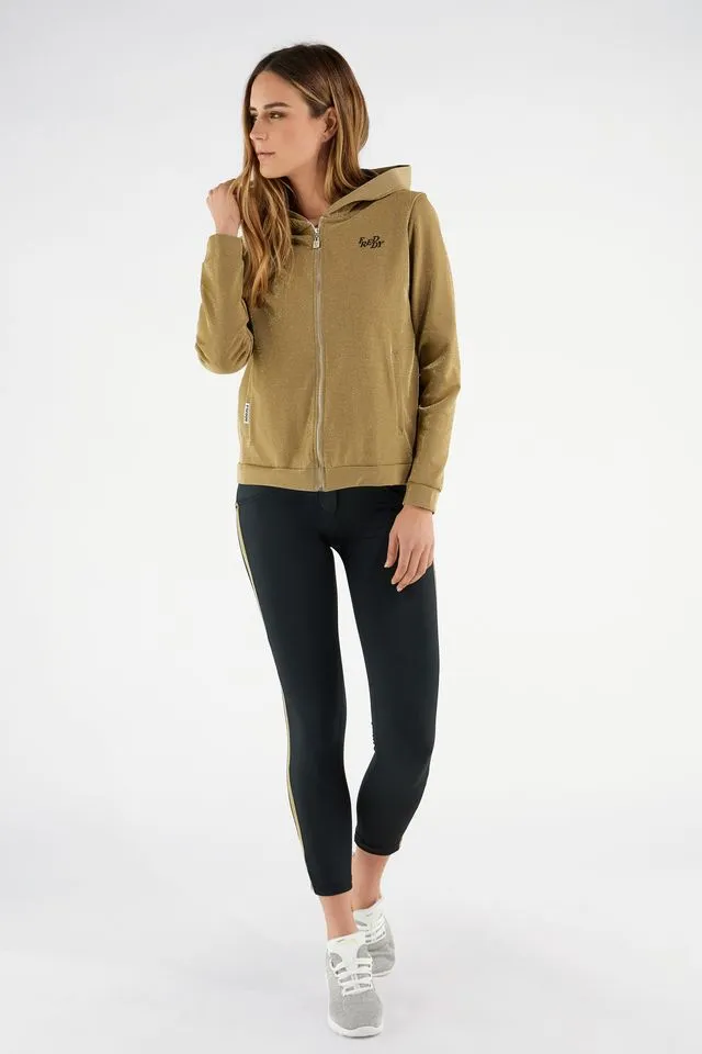 Hood Zipper Jacket - Gold - Image 3