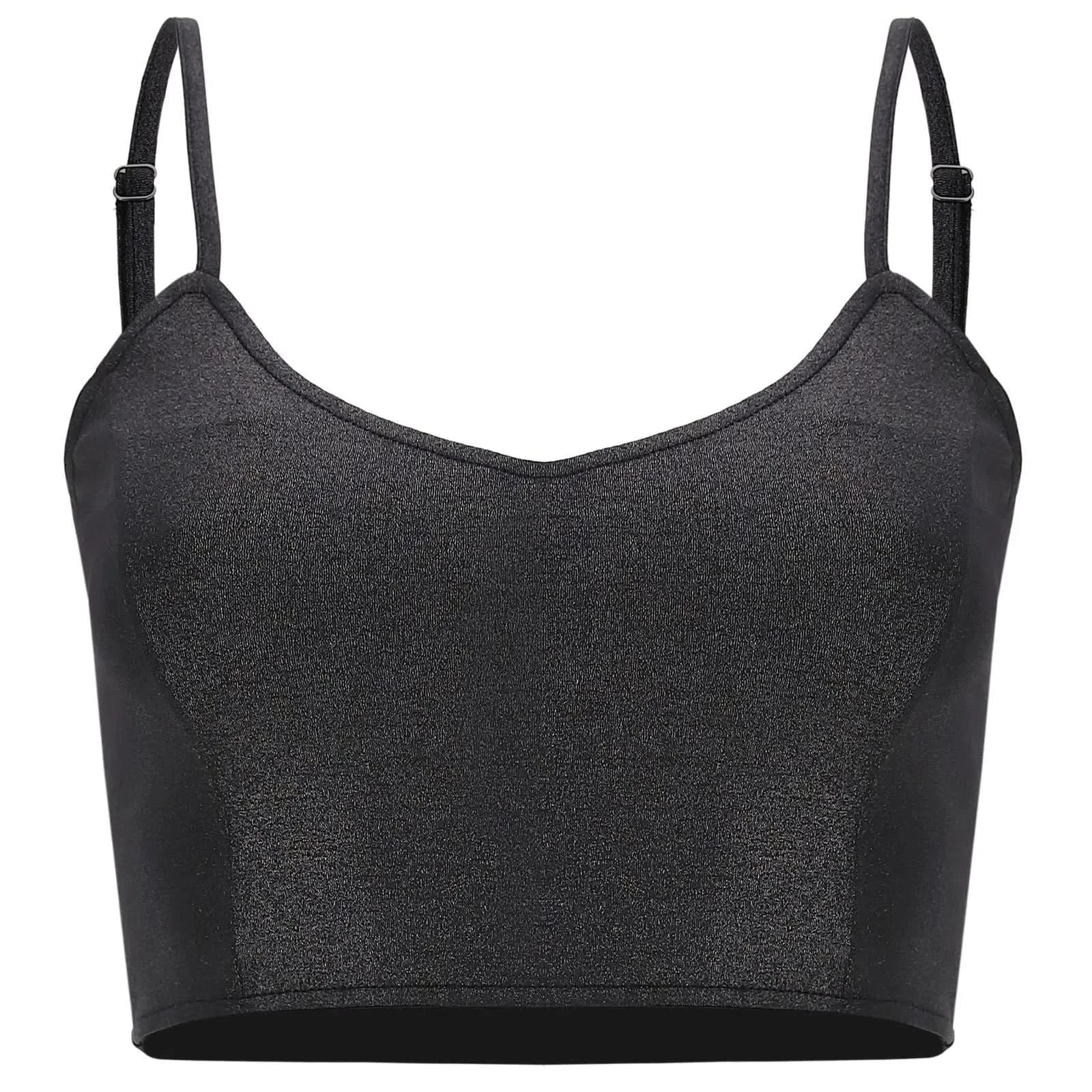 Metallic jersey crop top - Image 4