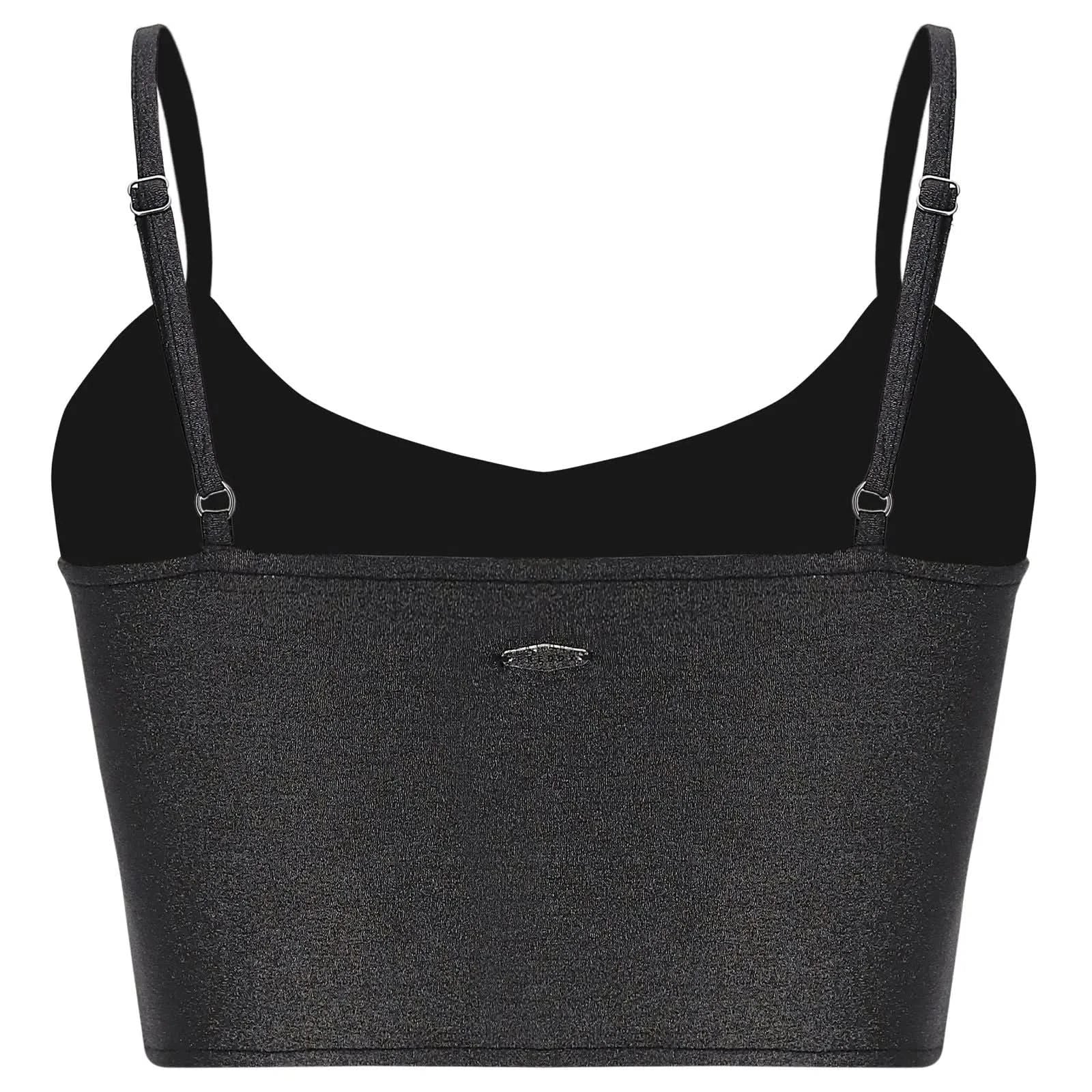 Metallic jersey crop top - Image 5