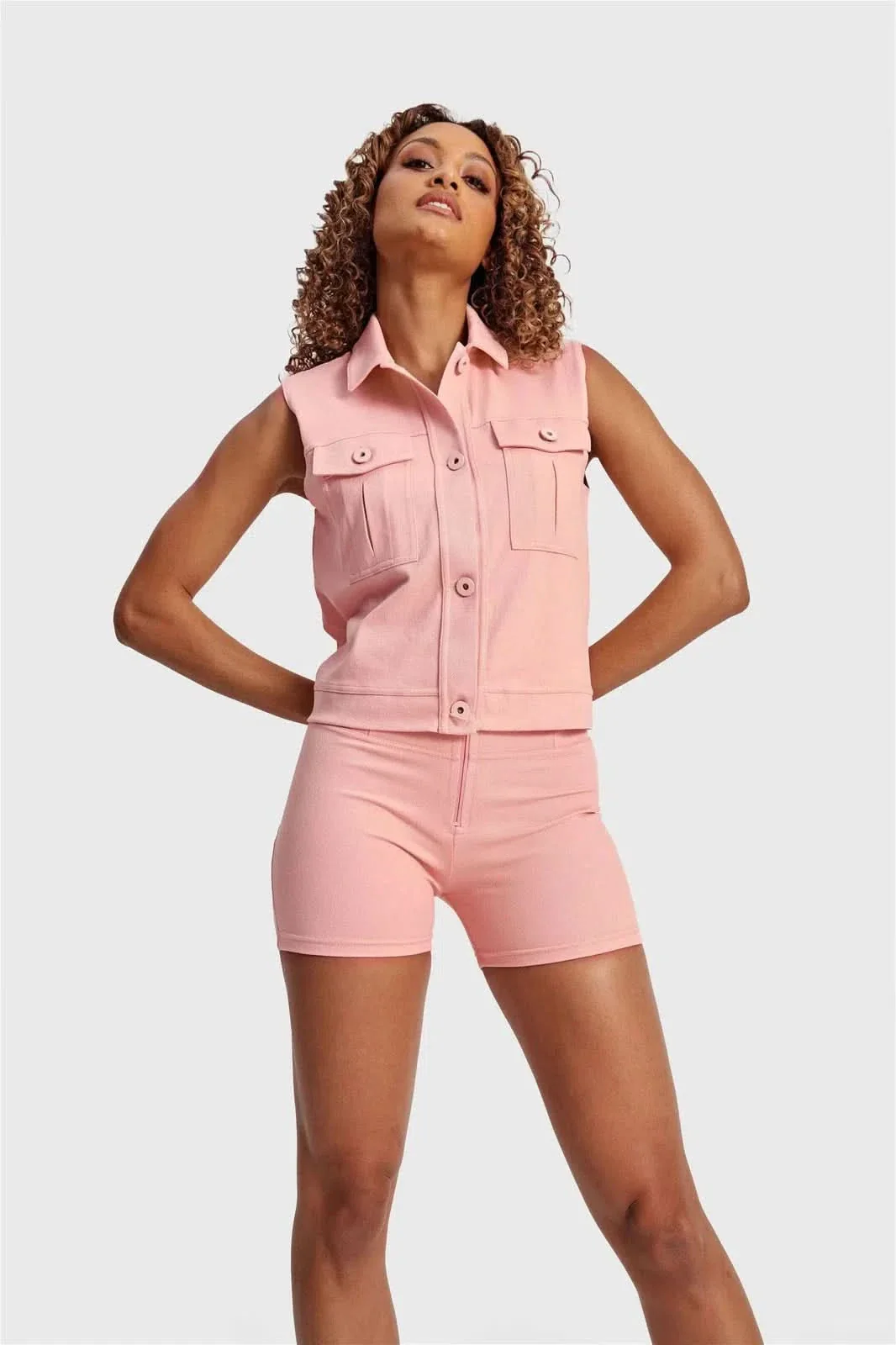 Pastel Vest - Pink - Image 6