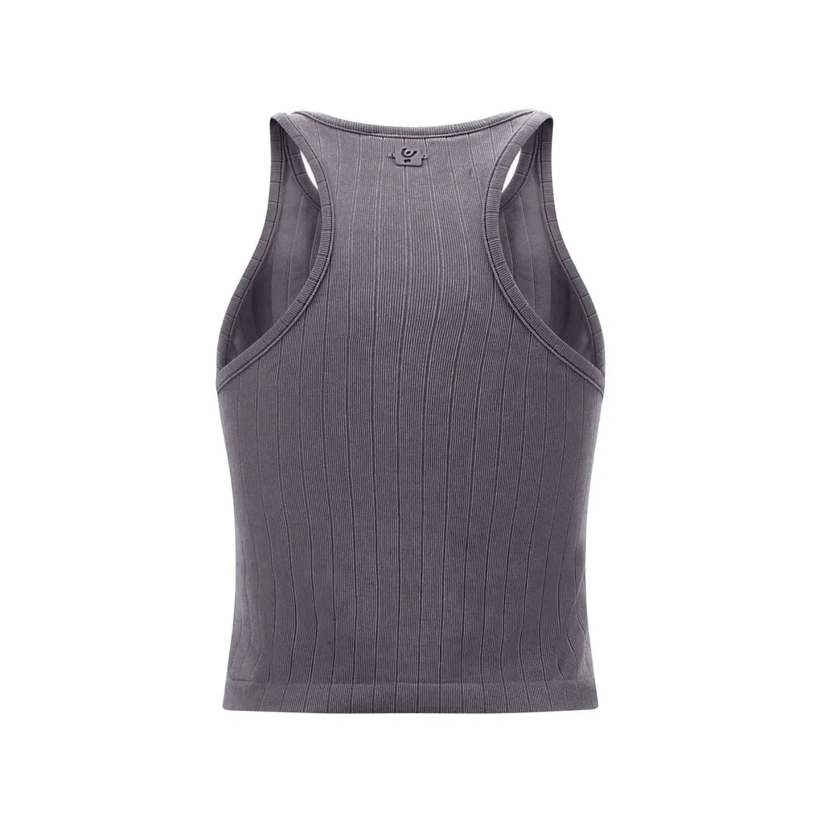 Ribbed Tank Top - Charcoal - Image 4