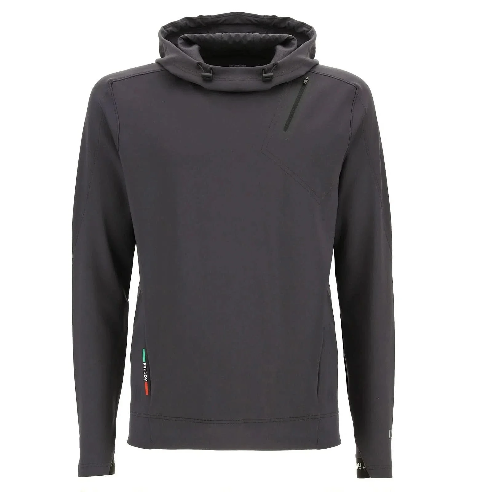 Mens Slim Fit Hoodie - Grey - Image 3