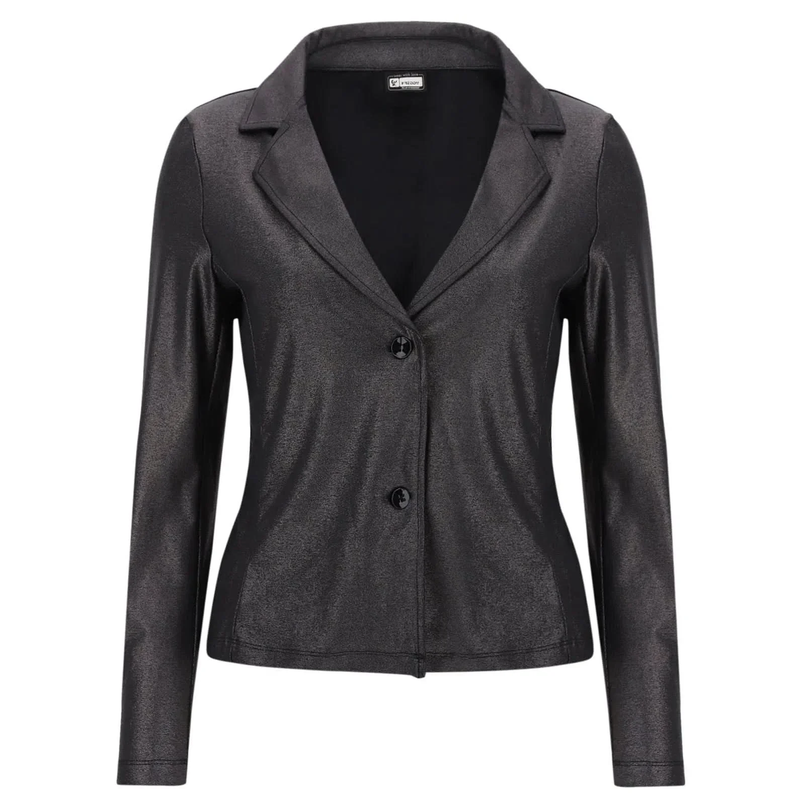 Metallic Blazer - Gray - Image 4