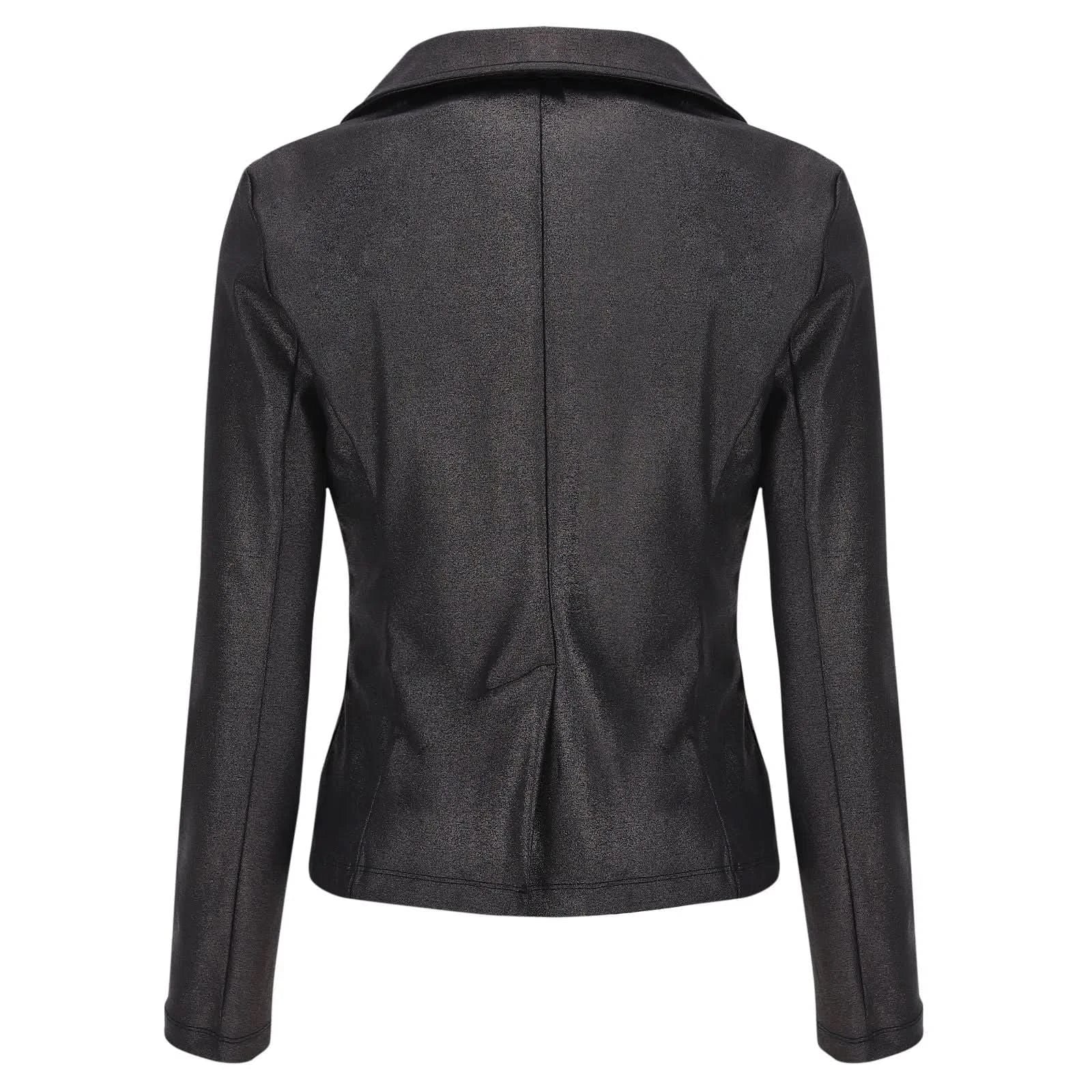 Metallic Blazer - Gray - Image 5