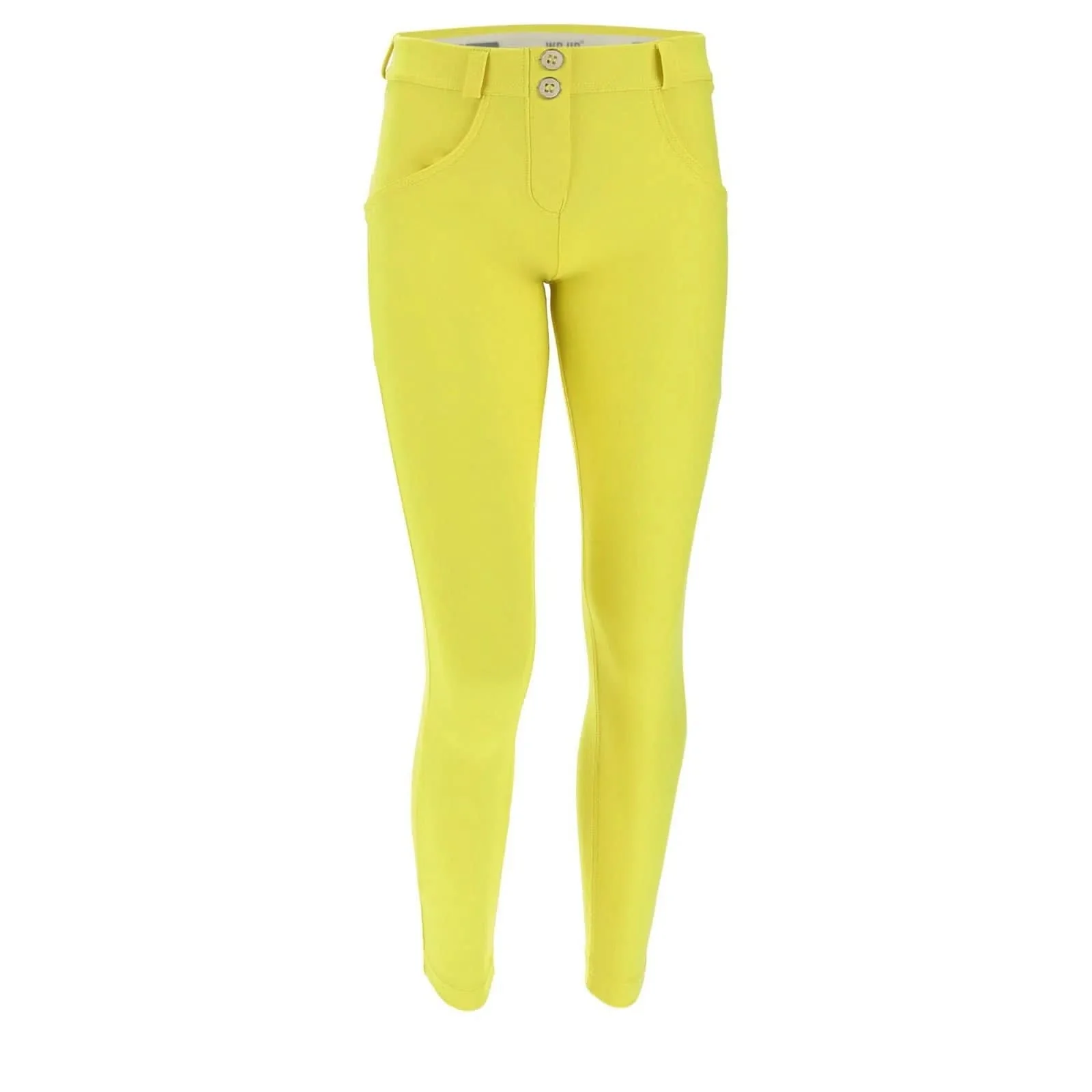 WRUP Fashion - Mid Rise - 7/8 Length - Fluoro Yellow - Image 2