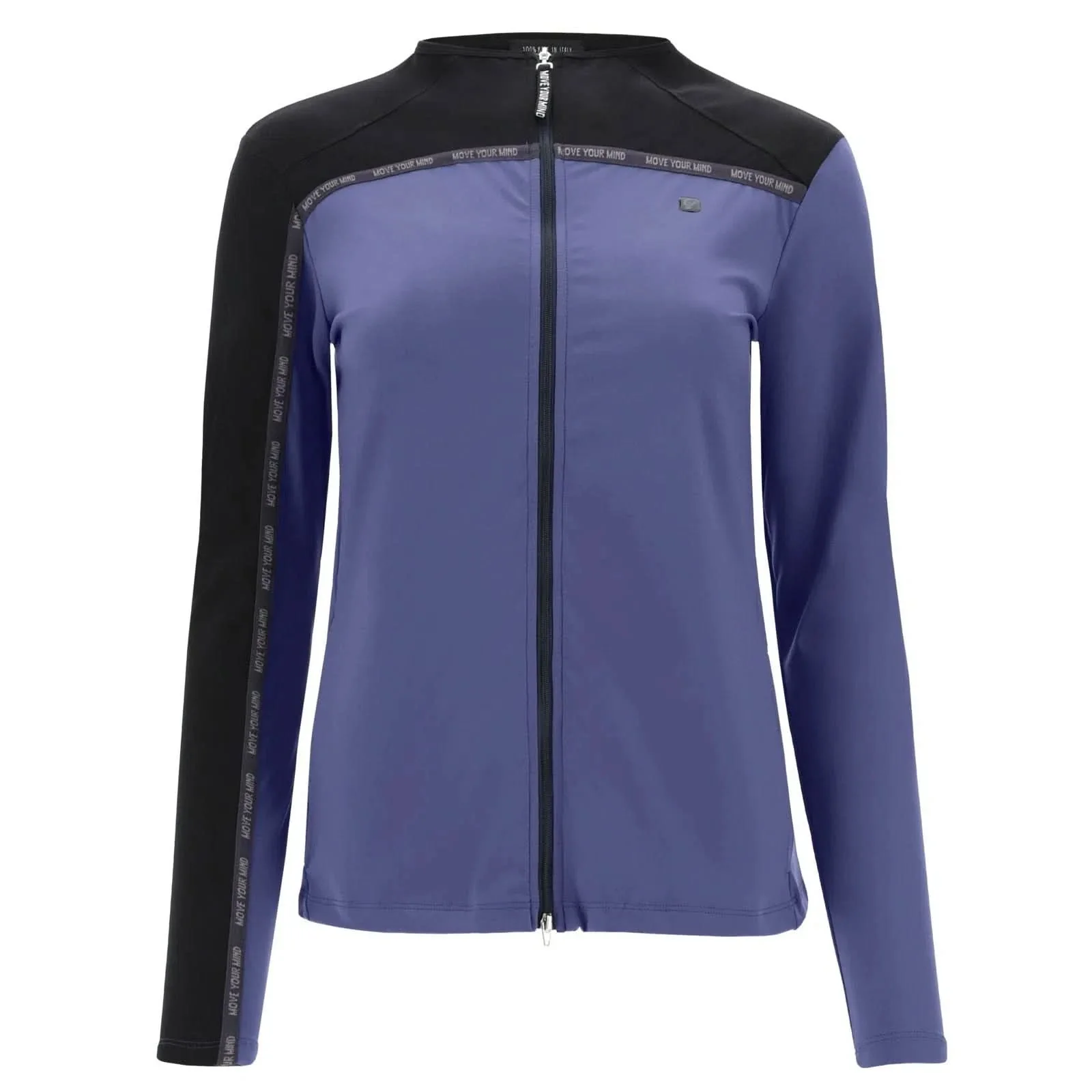 Zip Up Jacket - Navy Blue - Image 4