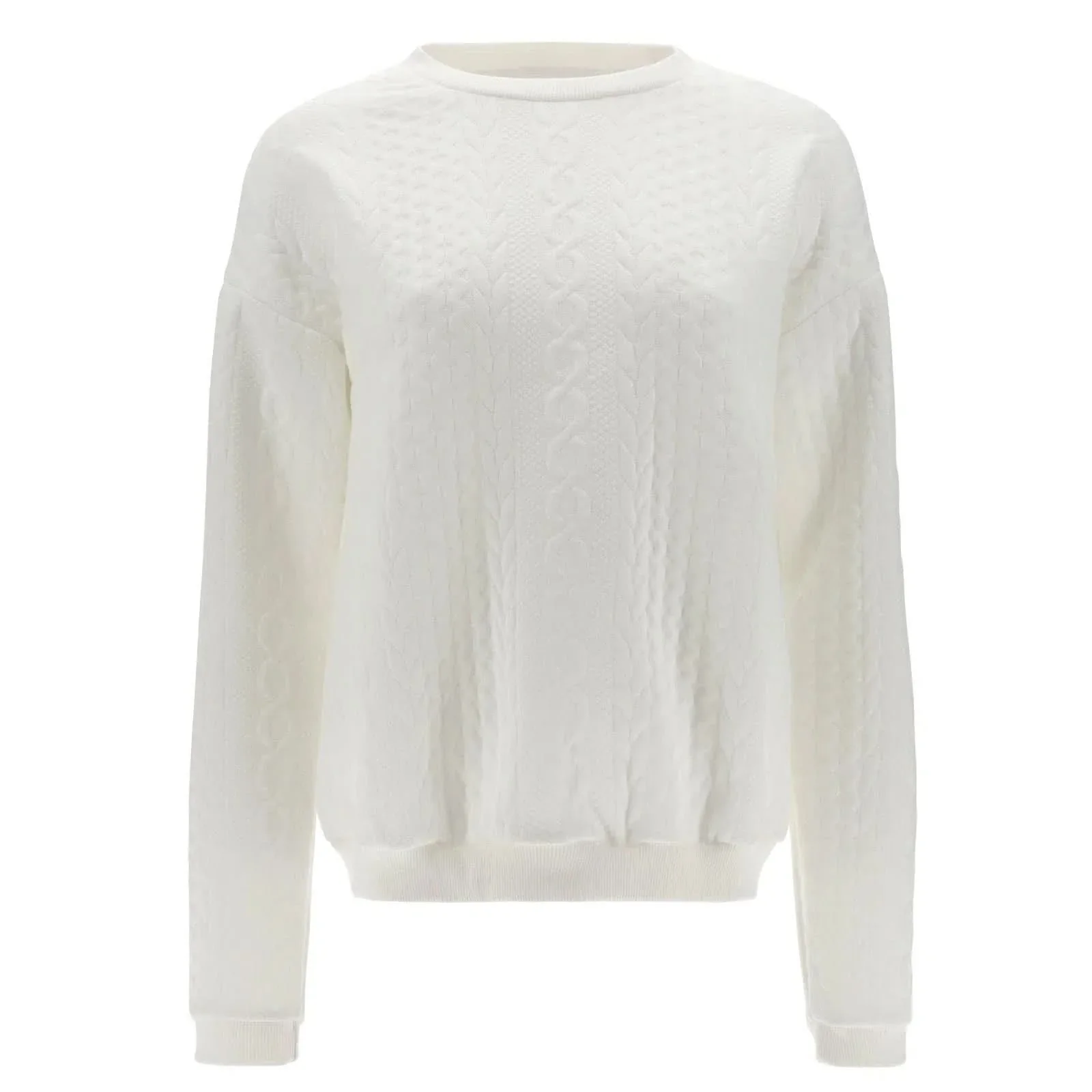 Crewneck Jumper - White - Image 4