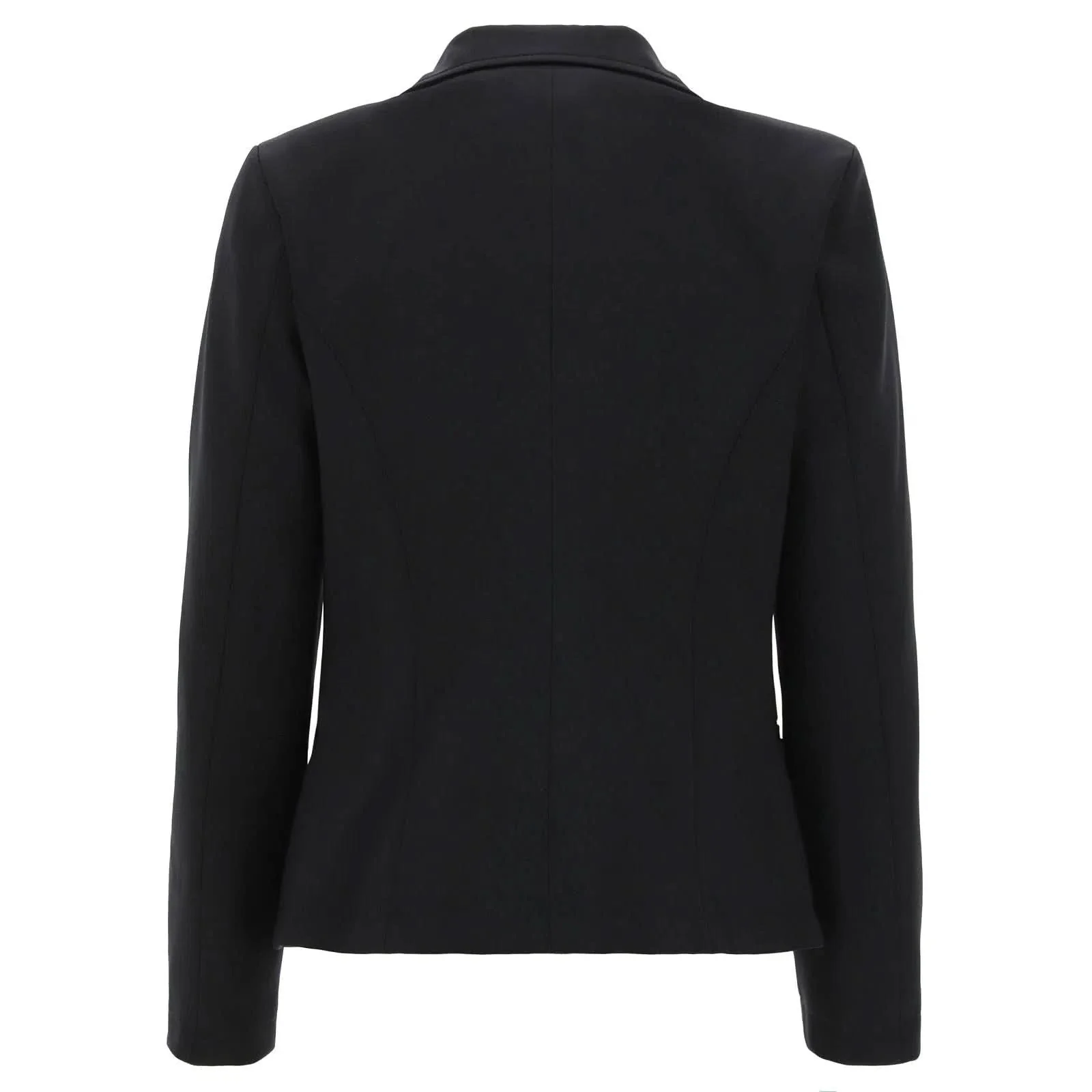 Women’s plain colour blazer - Black - Image 4