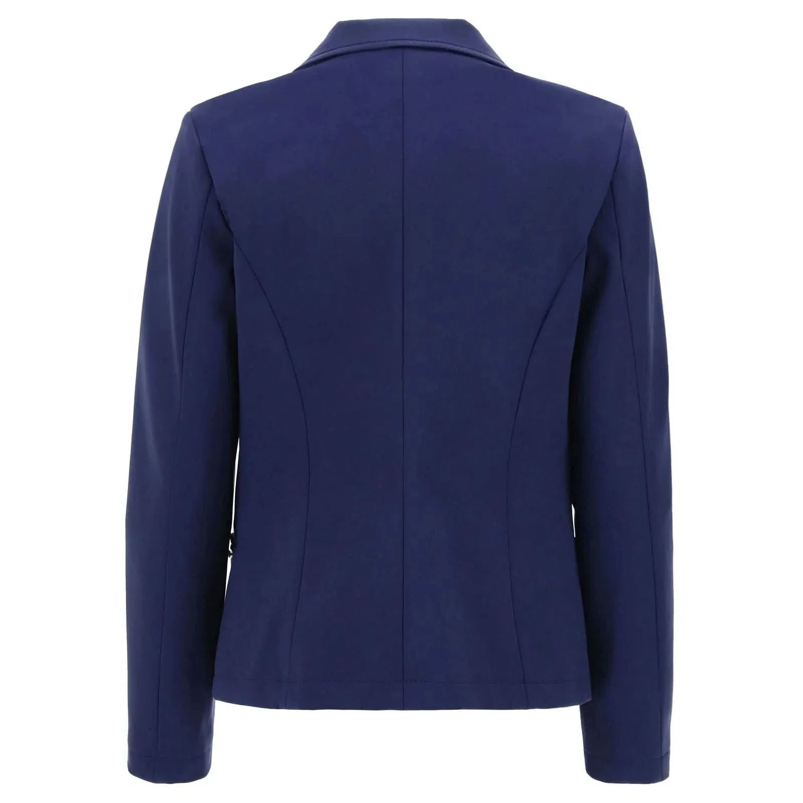 Women’s plain colour blazer - Navy Blue - Image 5