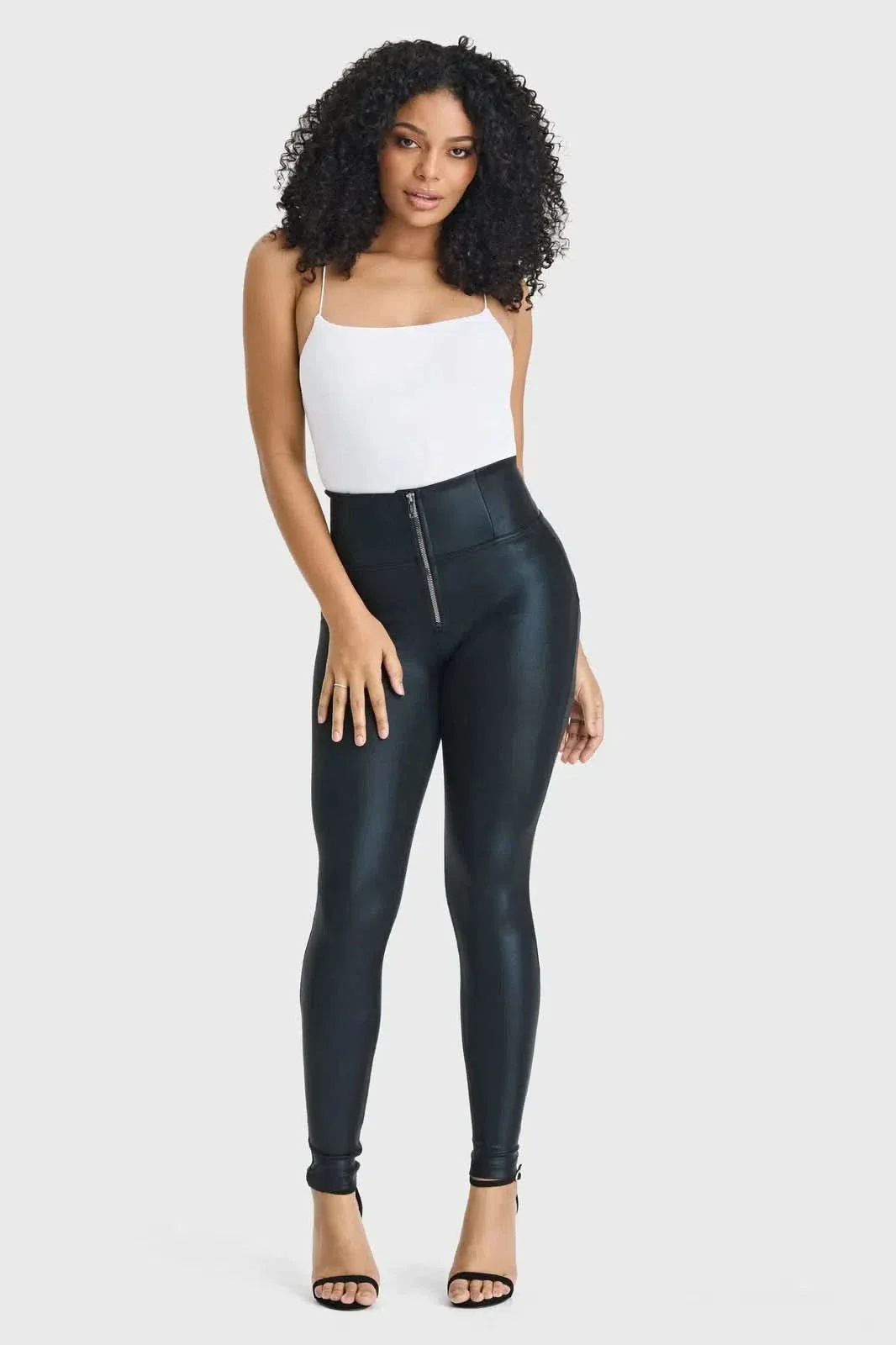 WRUP Luxe Shimmer - Super High Waisted - Full Length - Black - Image 4