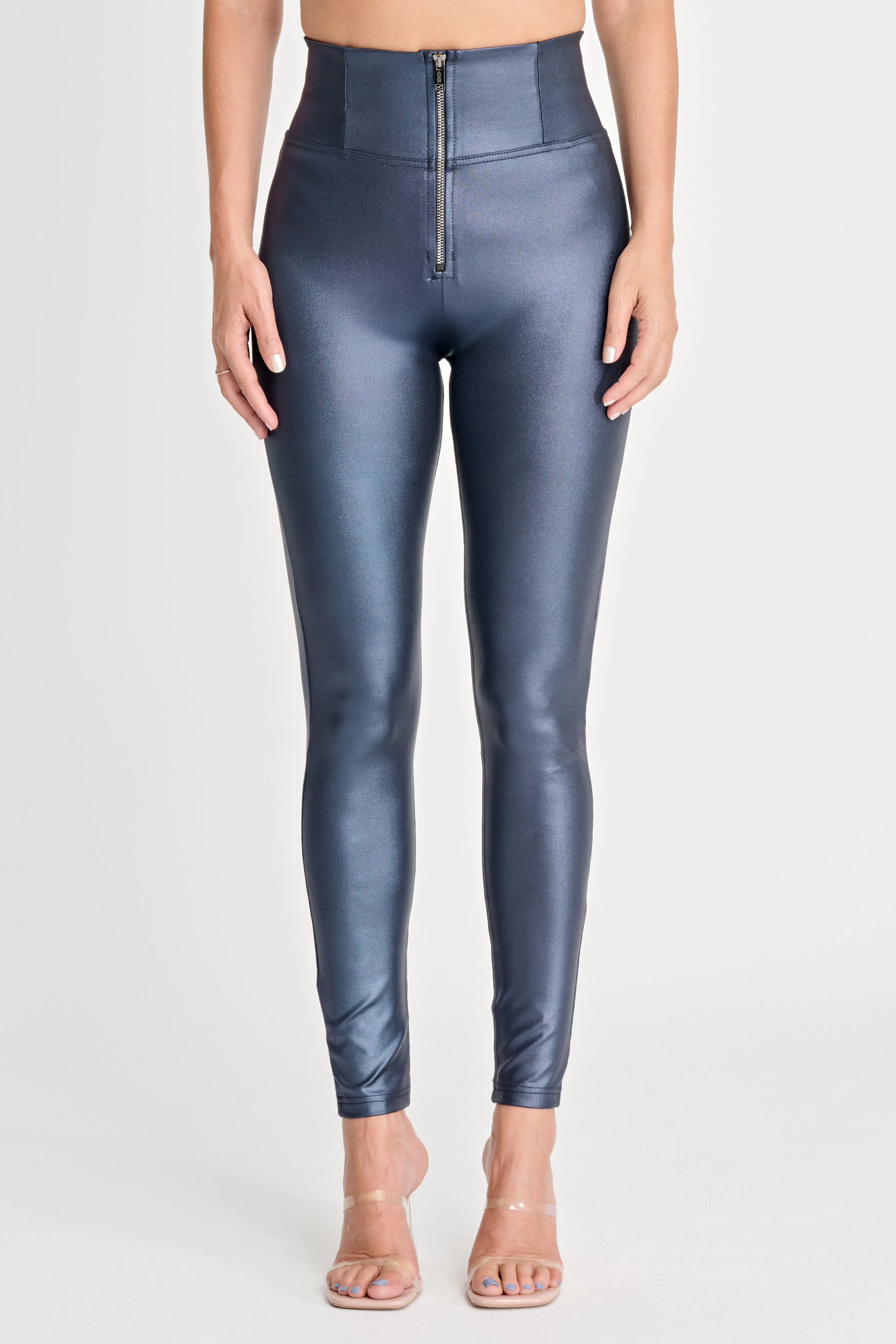 WRUP Luxe Shimmer - Super High Waisted - Full Length - Deep Blue - Image 6