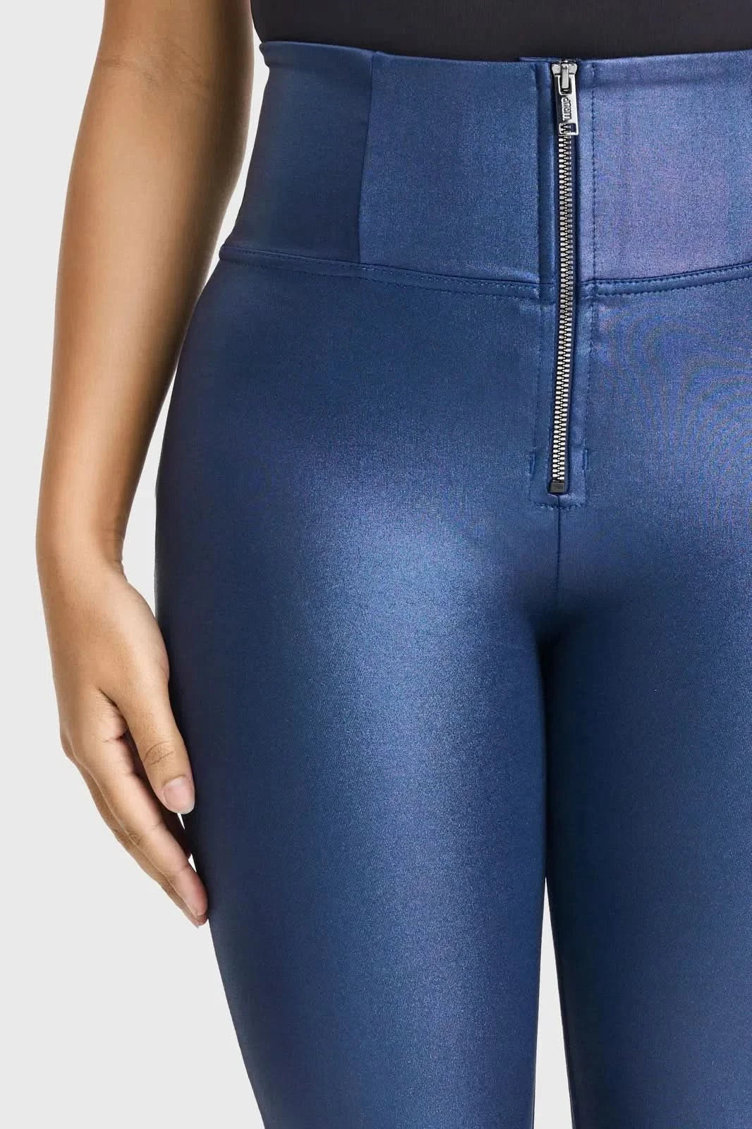 WRUP Luxe Shimmer - Super High Waisted - Full Length - Navy Blue - Image 7