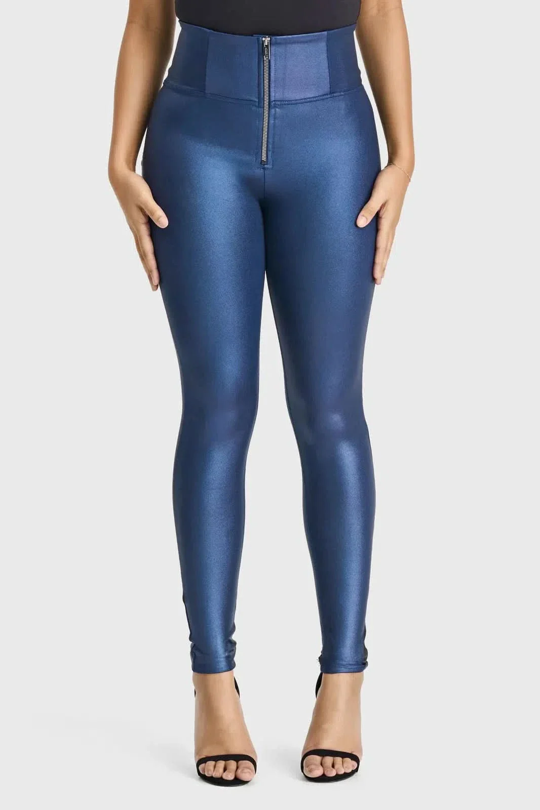 WRUP Luxe Shimmer - Super High Waisted - Full Length - Navy Blue - Image 8