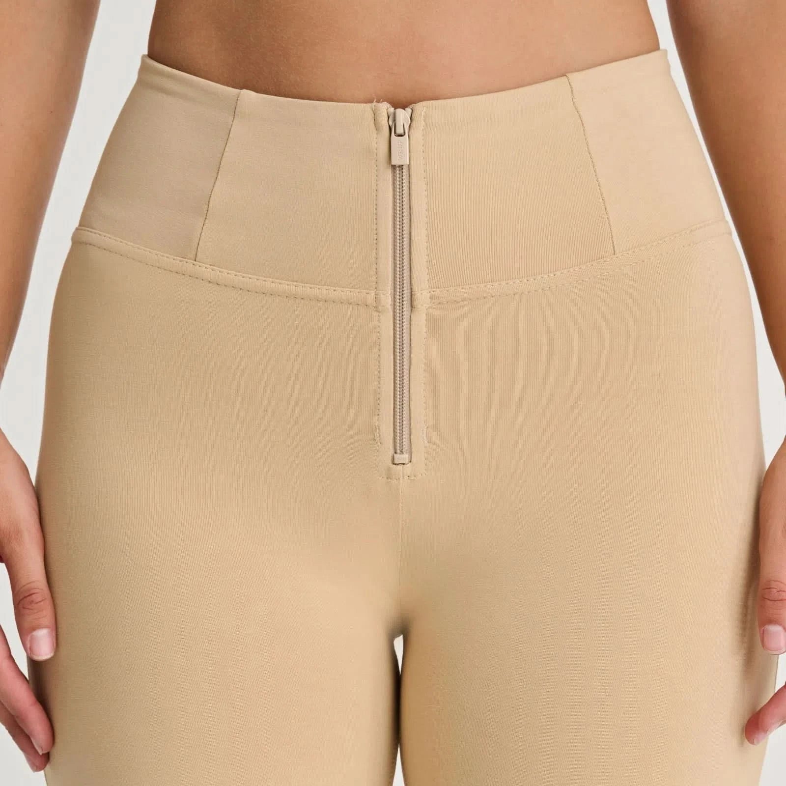 WRUP Fashion - High Waisted - Full Length - Latte - Image 4