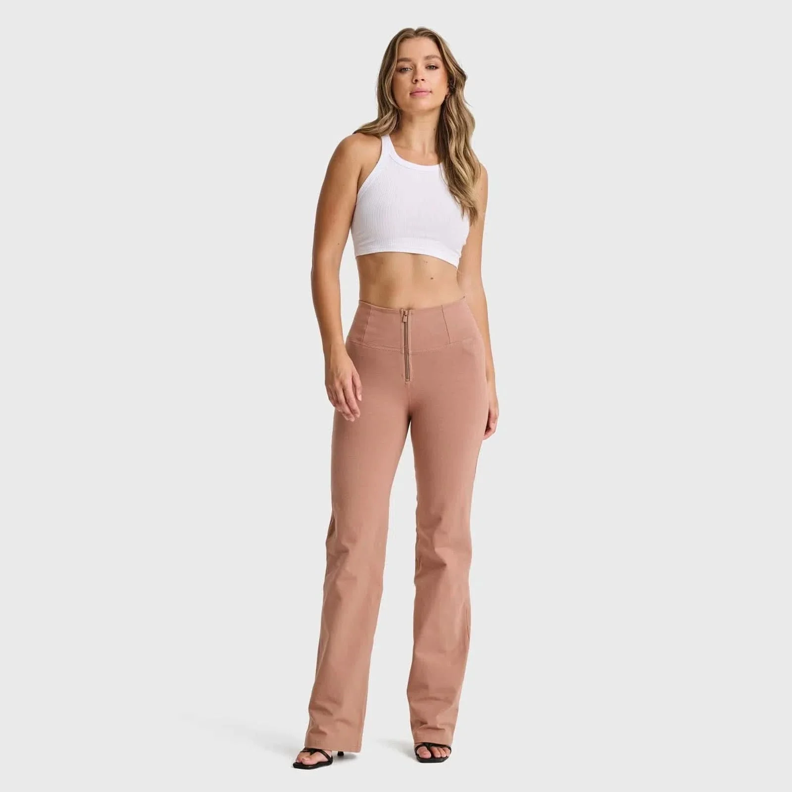 WRUP Fashion - High Waisted - Straight Flare - Mocha - Image 6