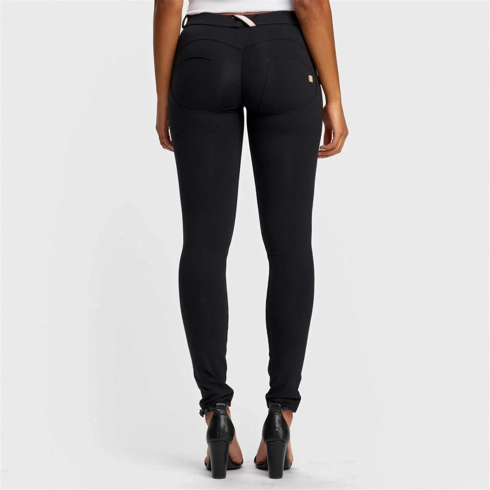 WRUP Fashion - Mid Rise - Full Length - Black - Image 4