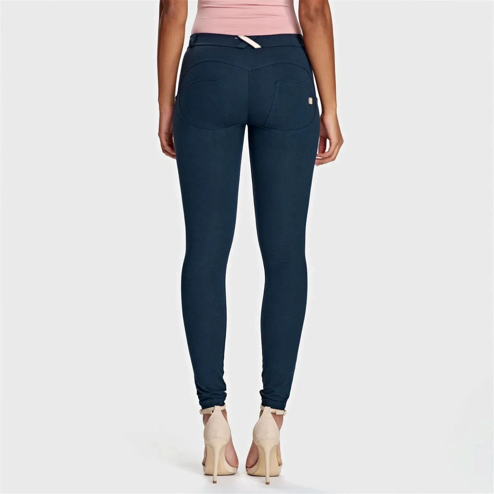 WRUP Fashion - Mid Rise - Full Length - Navy Blue - Image 4