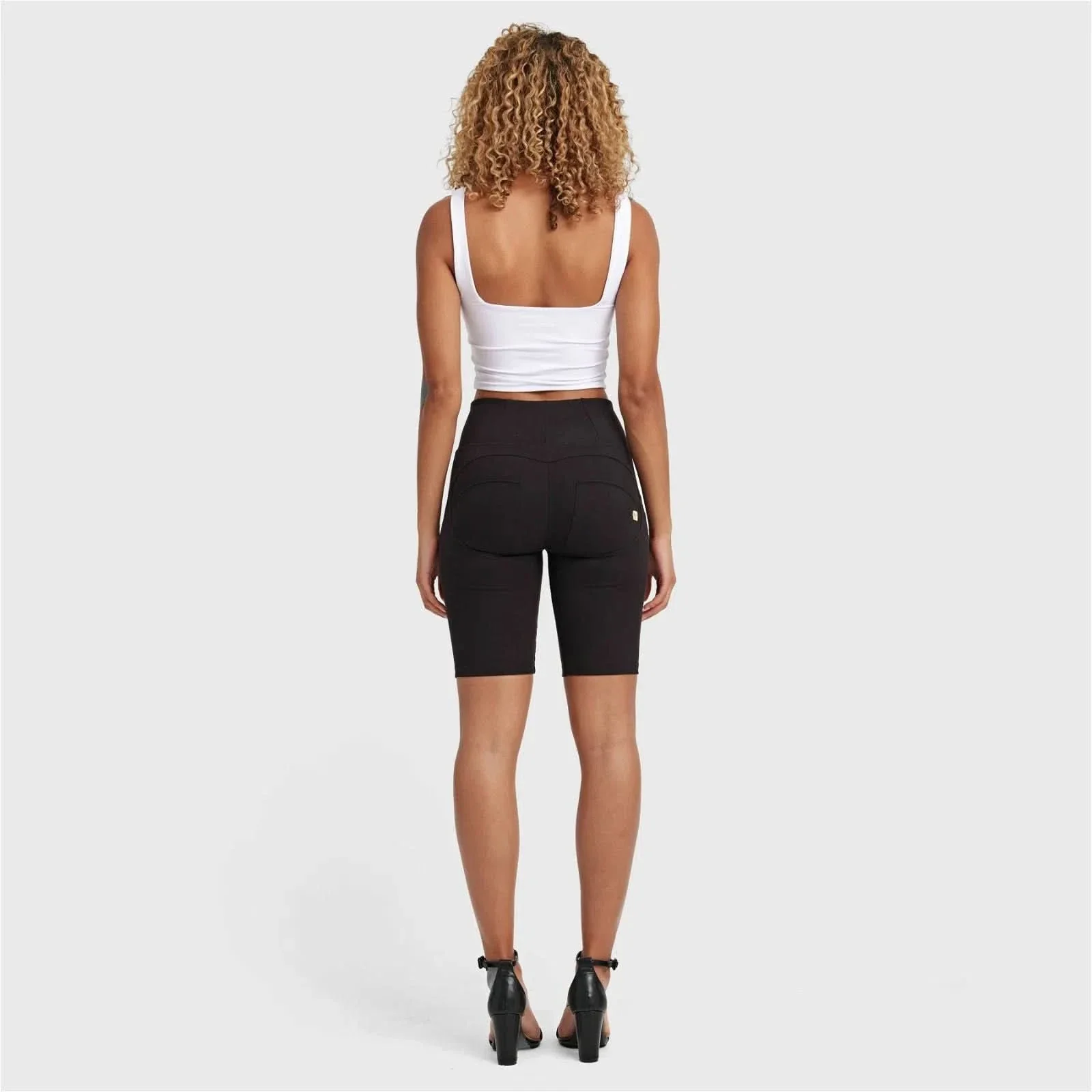 WRUP Drill Limited Edition - High Waisted - Biker Shorts - Black - Image 6