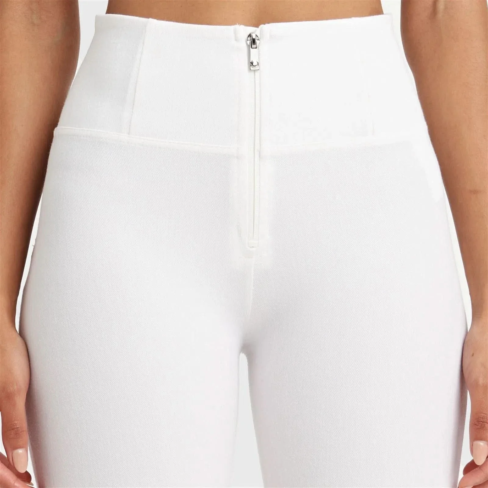 WRUP Drill Limited Edition - High Waisted - Biker Shorts - White - Image 8