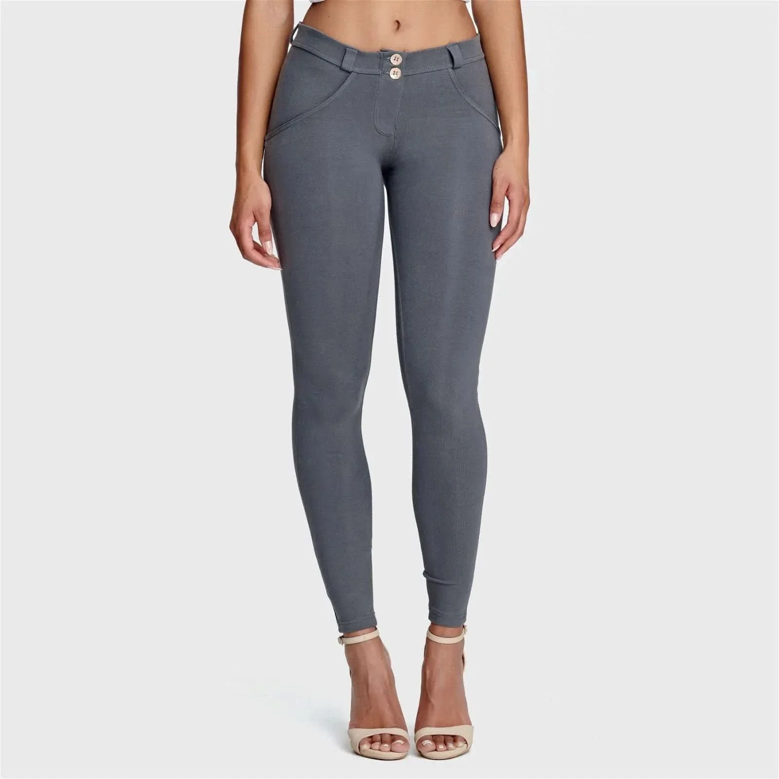 WRUP Fashion - Mid Rise - Full Length - Grey - Image 3