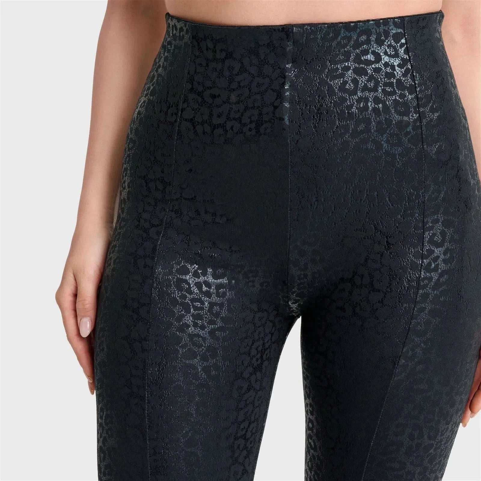 WRUP Panther Print - Super High Waisted - Full Length - Black - Image 10