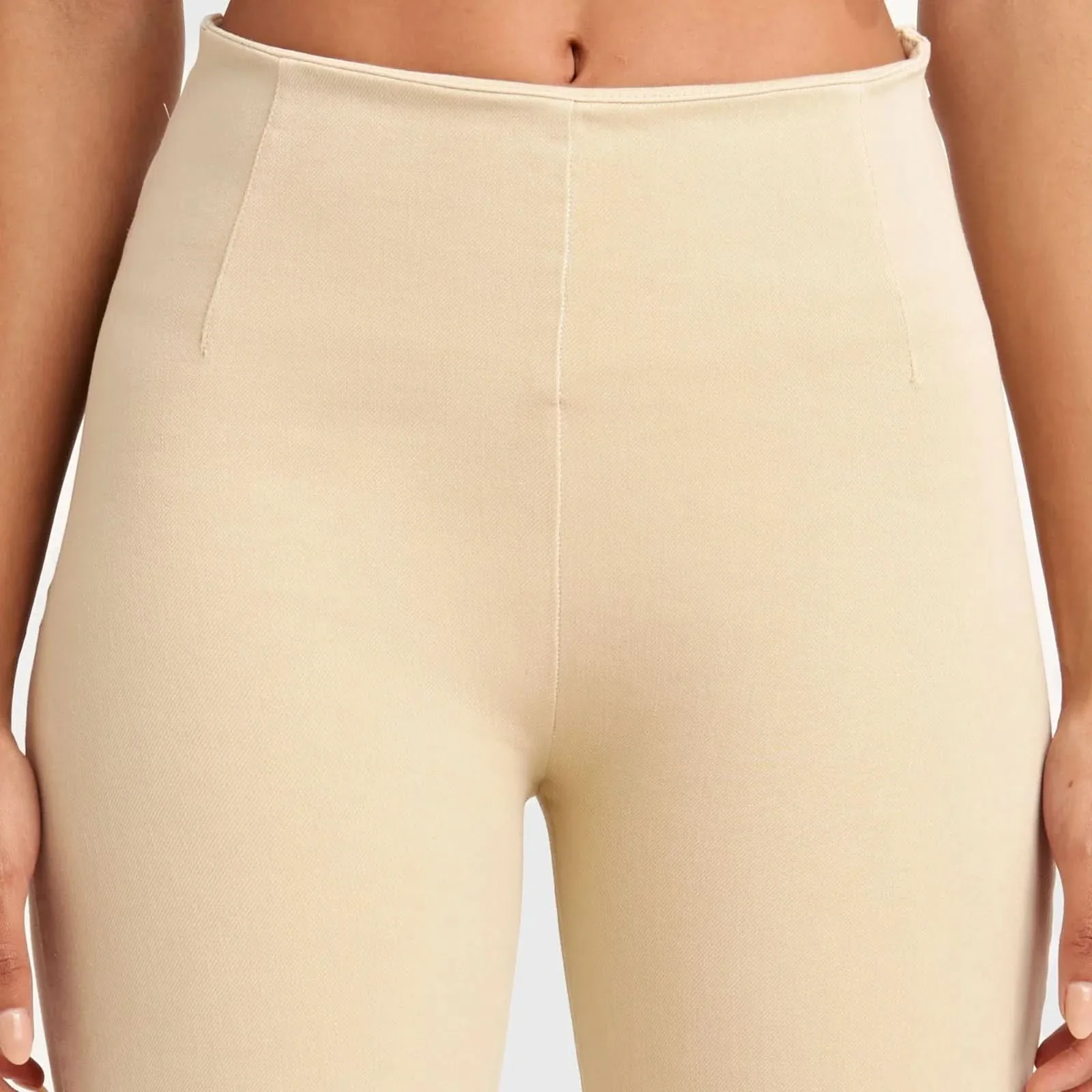 WRUP SNUG Jeans - High Waisted - Flare - Beige - Image 9