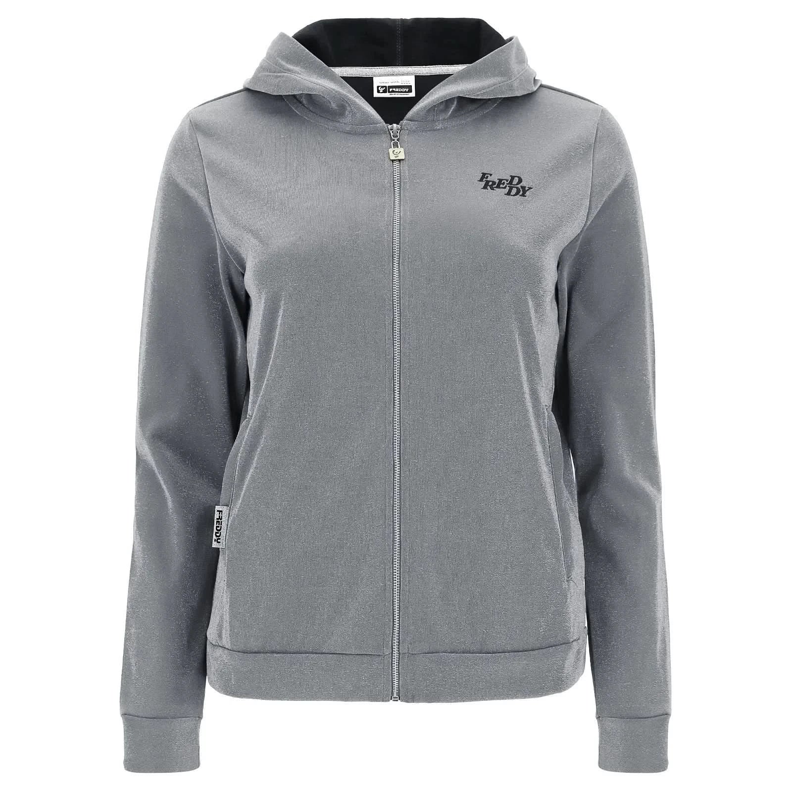 WRUP Tracksuit with Lurex Sweatshirt - Mid waist - Ankle Length - Gold + Black - Image 19