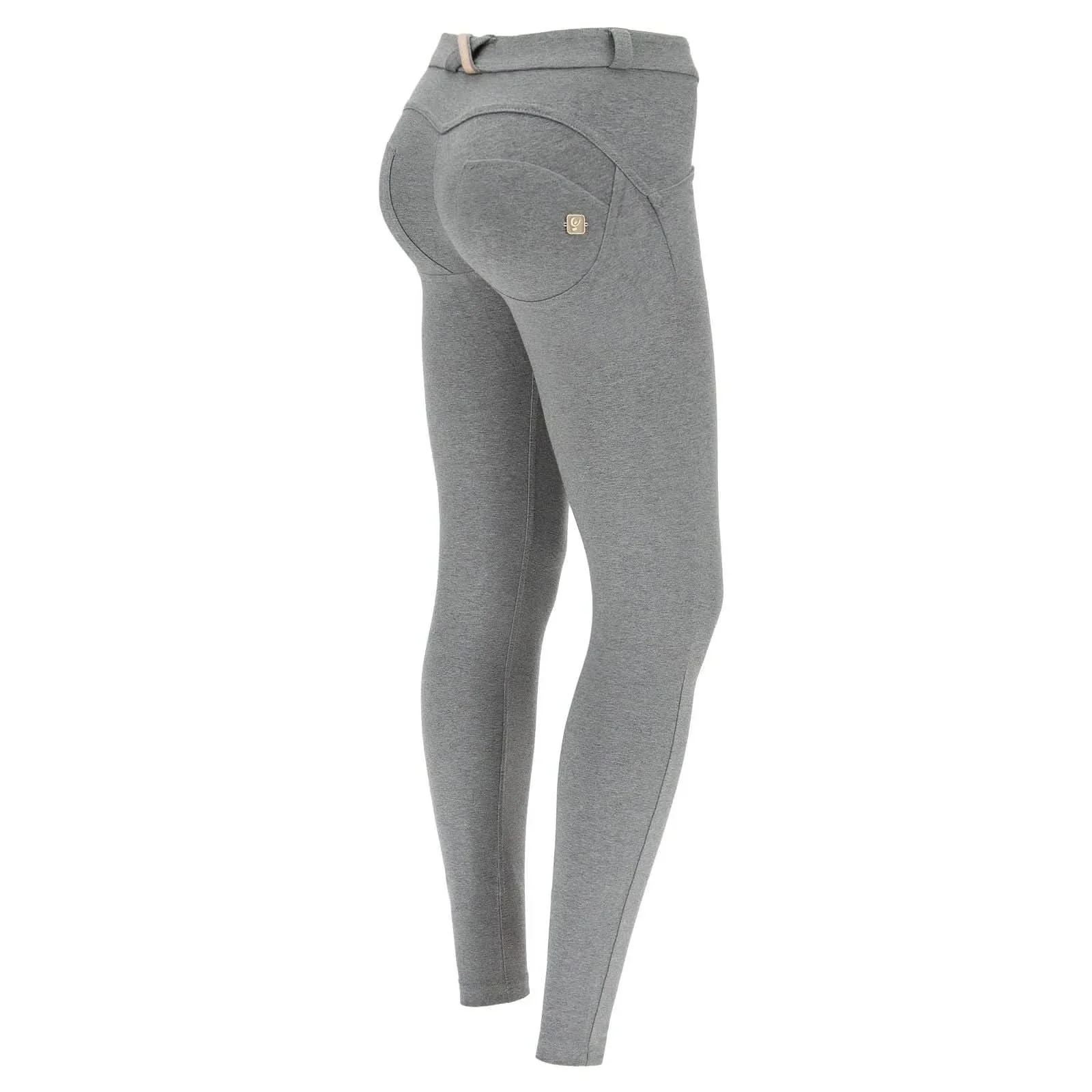 WRUP Fashion - Mid Rise - Full Length - Melange Grey - Image 4