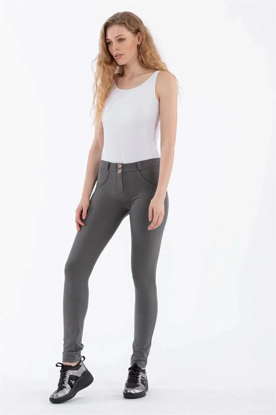 WRUP Fashion - Mid Rise - Full Length - Grey - Image 4
