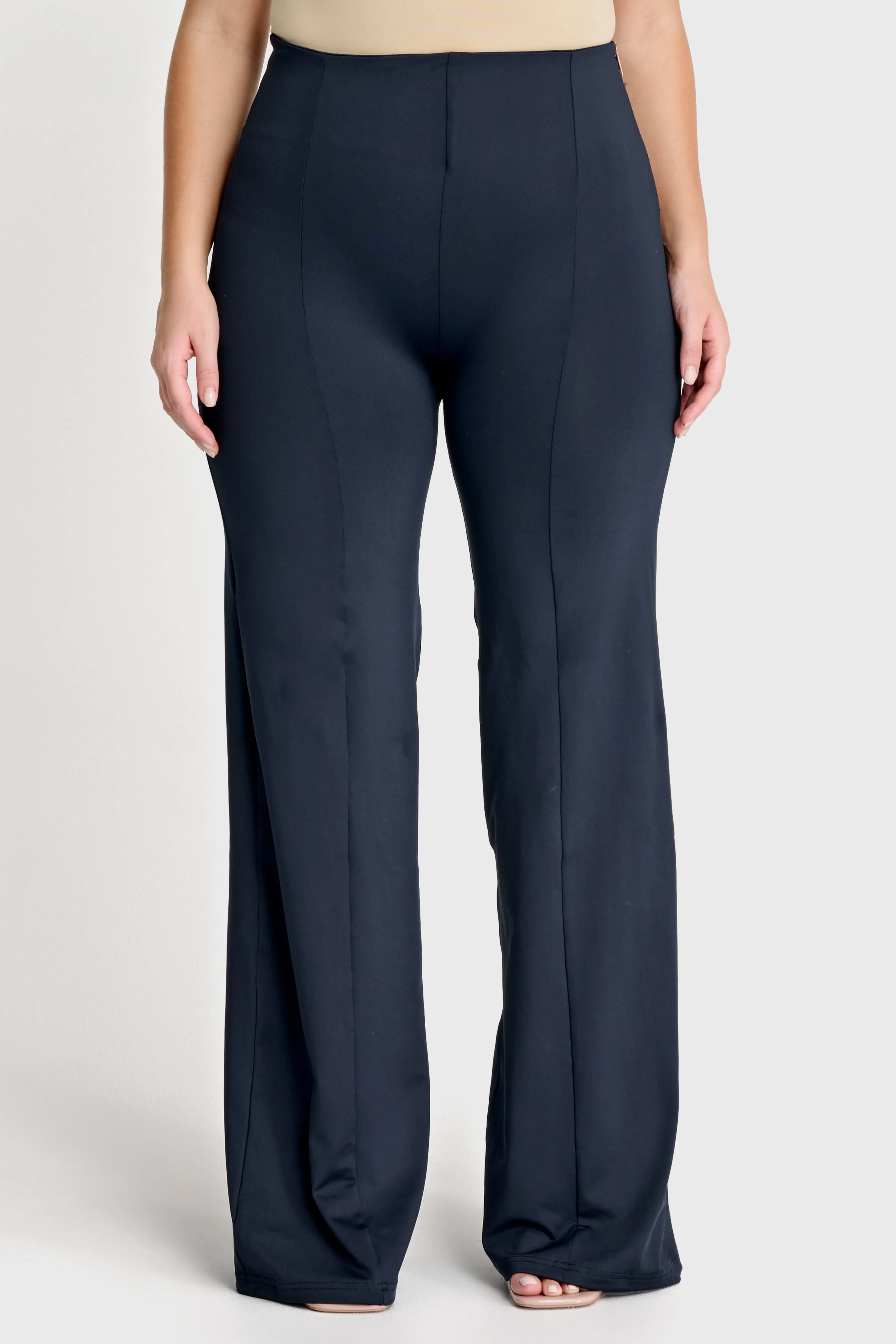 WRUP DIWO Boss Wear - High Waisted - Wide Leg - Deep Blue - Image 3