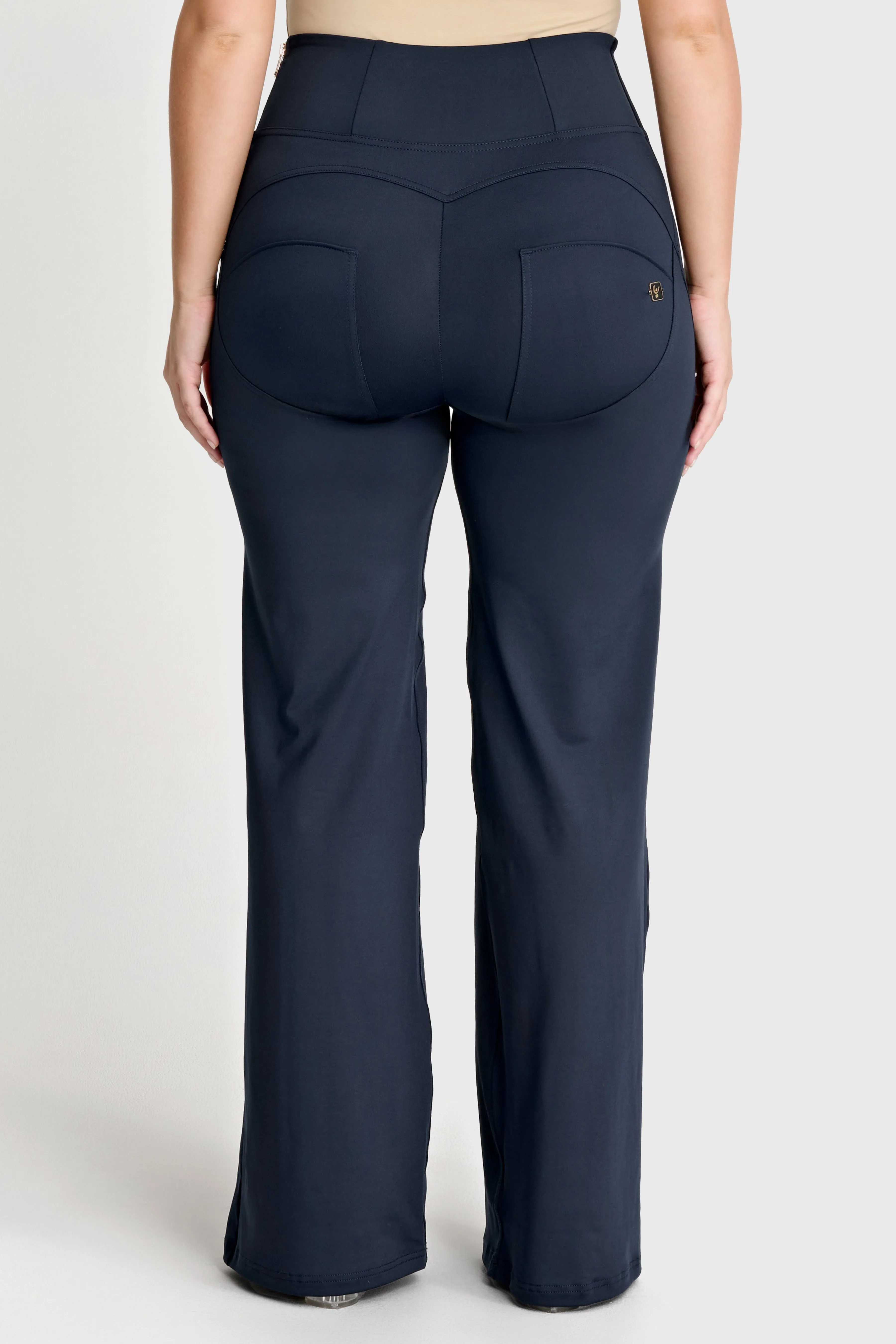 WRUP DIWO Boss Wear - High Waisted - Wide Leg - Deep Blue - Image 4